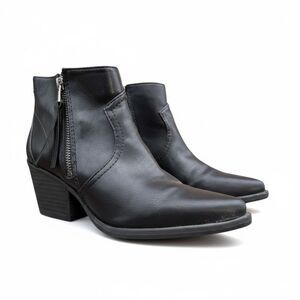 Sam Edelman Whistler Black Pointed Toe Ankle Bootie Women’s size 6